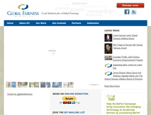 Tablet Screenshot of globalfairness.org